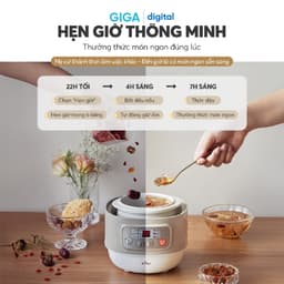 Nồi Nấu Chậm Bear DDZ-A08T8, 0.8L - Công suất 200W - 5 chế độ nấu tự động, Hàng Chính Hãng 6