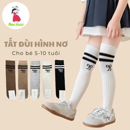 Set 5 Đôi Tất Đùi, Tất Vớ Dài Trẻ Em Style Hàn Quốc Sang Chảnh cho bé từ 1 tuổi đến 10 tuổi te106 1