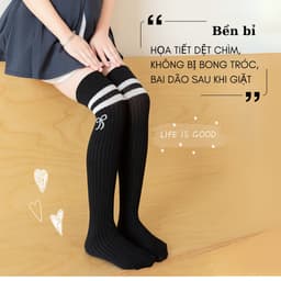 Set 5 Đôi Tất Đùi, Tất Vớ Dài Trẻ Em Style Hàn Quốc Sang Chảnh cho bé từ 1 tuổi đến 10 tuổi te106 6