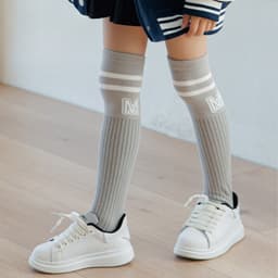 Set 5 Đôi Tất Vớ Đùi Cho Bé Gái Dài Qua Đầu Gối Chất Len Ấm Hình Chữ M Phong Cách Hàn Quốc Cho Bé 5-10 Tuổi te107 7