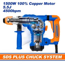 Máy khoan đục bê tông 1500W - 1050W Wadfow - WRH2D32 ,WRH2D26 6