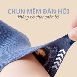 Set 5 Đôi Tất Cổ Cao In The Mooo Có Đế Chống Trượt Cho Bé 0-3 Tuổi SS70 { T311 } 5