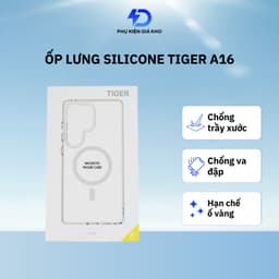 Ốp lưng Tiger trong suốt chống sốc silicon cho Samsung Galaxy A16 1