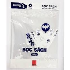Combo 3 túi Bao bọc bìa sách giáo khoa vở bài tập ô ly chương trình mới 3