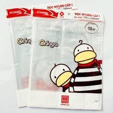 Combo 3 túi Bao bọc bìa sách giáo khoa vở bài tập ô ly chương trình mới 1