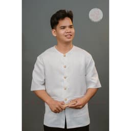 [Đặt May] Áo lẻ bà ba nam gấm chun vân xích cao cấp, may riêng theo yêu cầu 1