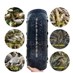 LỒNG BẪY 2 CỬA 50cm x 20cm Mẫu Mới 2025, Bẫy Tôm, Cua, Lươn, Cá 3