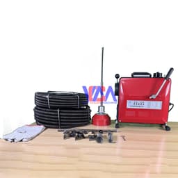 Máy thông tắc GQ150-1800w  lò xo dùng nhà hàng khách sạn + phụ kiện đầy đủ 8