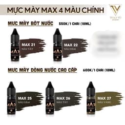 Mực Max Phun Xăm Thẩm Mỹ Chính Hãng – Mực Phun Mày Môi 3