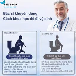 Ghế Kê Chân Toilet Chống Táo Bón, Ghế Để Chân Đi Vệ Sinh Dày Dặn Tiện Dụng Chống Trượt 5