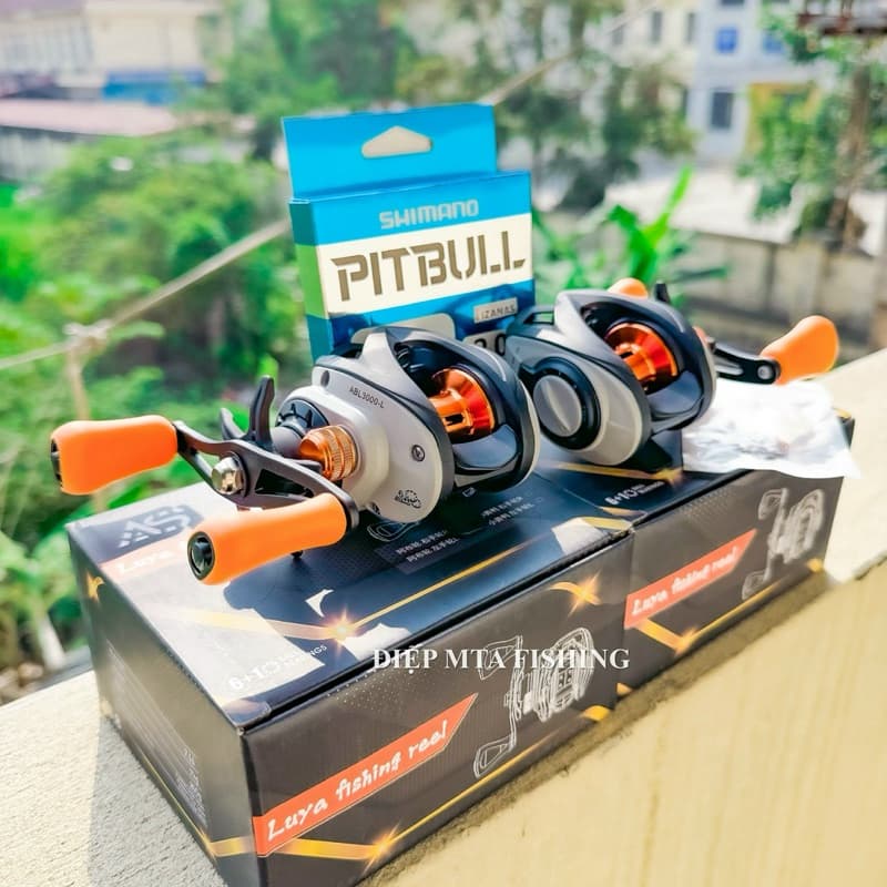 (TẶNG DÙ + KHOÁ) Máy câu cá máy Ngang AS ABL 3000 (thiết kế giống máy Max 4STX) chuyên câu lure lóc ,chẽm