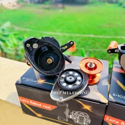 (TẶNG DÙ + KHOÁ) Máy câu cá máy Ngang AS ABL 3000 (thiết kế giống máy Max 4STX) chuyên câu lure lóc ,chẽm 2