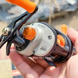 (TẶNG DÙ + KHOÁ) Máy câu cá máy Ngang AS ABL 3000 (thiết kế giống máy Max 4STX) chuyên câu lure lóc ,chẽm 4