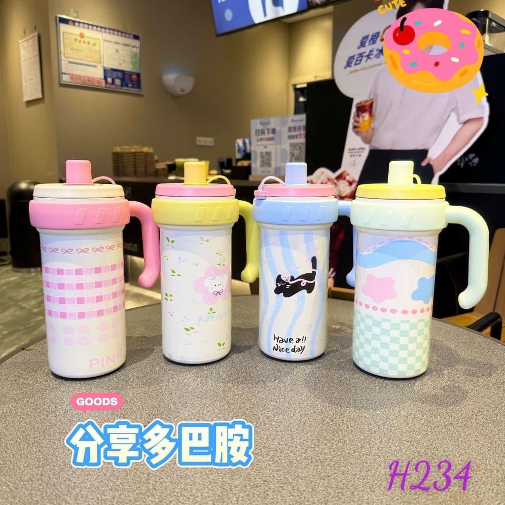 👉 Bình Giữ Nhiệt Puppy 1000ML Inox 316 Siêu Cute Giữ Nhiệt Lâu Cho Nước Nóng Lạnh