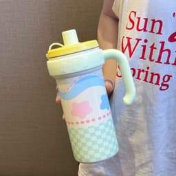 👉 Bình Giữ Nhiệt Puppy 1000ML Inox 316 Siêu Cute Giữ Nhiệt Lâu Cho Nước Nóng Lạnh 4