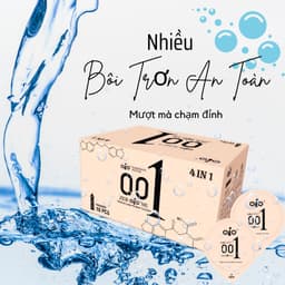 Bao cao su siêu mỏng 001 OiO có gai kéo dài thời gian bcs nhiều gel bôi trơn chống xuất tinh sớm 8