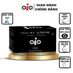 Bao cao su siêu mỏng 001 OiO có gai kéo dài thời gian bcs nhiều gel bôi trơn chống xuất tinh sớm 1