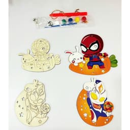 [ĐÈN LỒNG GỖ TRUNG THU TÔ MÀU] Sét Làm Lồng Đèn Trung Thu Tô Màu Mẫu Mới Cho Bé quà tặng học sinh hanmade sáng tạo 2