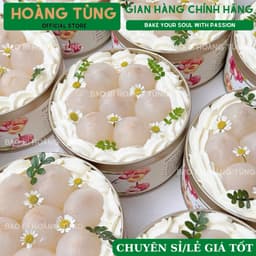 Hộp Thiếc Tròn To 13.5 cm Đựng Tiramisu, m, Mousse Ô Long Nhài Nhãn, Socola Đập Đập, Bánh Quy, Cookies, Bánh Kẹo 700ml 5