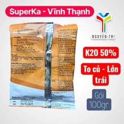 Phân bón lá Vĩnh Thạnh SuperKa 100g (Kali - Trung Lượng) giúp trái to, chắc, kháng bệnh tốt 6