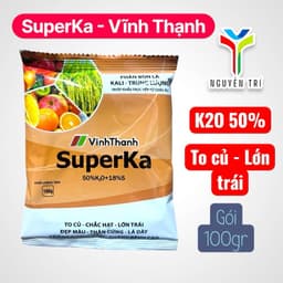 Phân bón lá Vĩnh Thạnh SuperKa 100g (Kali - Trung Lượng) giúp trái to, chắc, kháng bệnh tốt 5