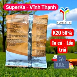 Phân bón lá Vĩnh Thạnh SuperKa 100g (Kali - Trung Lượng) giúp trái to, chắc, kháng bệnh tốt 3