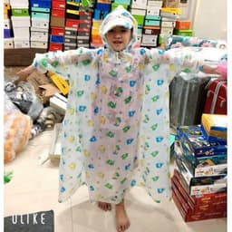 Áo mưa trẻ em bít quây cao cấp đủ size cho bé trai bé gái từ 3 tuổi - 14 tuổi hoạt hình dể thương 4