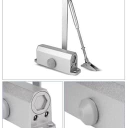 Tay Co Thủy Lực, Tay Đẩy Hơi - Củi Chỏ Hơi, Đóng Cửa Tự Động (Dừng 90 độ, Lực 25 -85kg) 2
