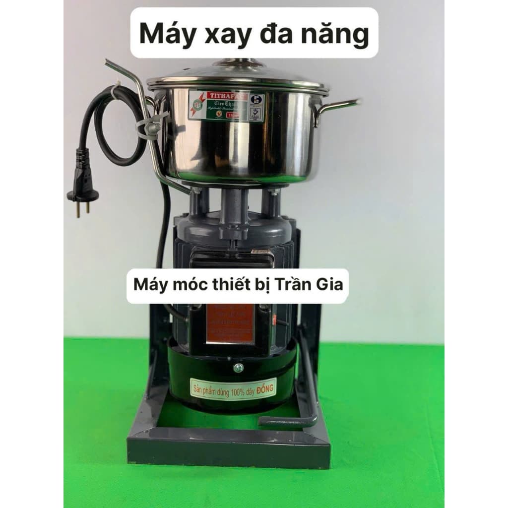 Máy Xay Đa Năng 750w 900w 1100w Xay công nghiệp xay Hành- Tỏi- Hành- Ớt.....nồi inox 304 chống gỉ