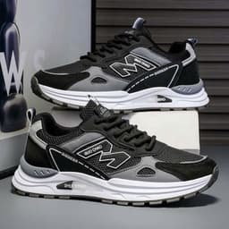 [TẶNG LÓT CSN] Giày Nam Đi Làm FASASTORE Sneaker Đế Cao Su Dày Êm Chân Phối Lưới Thoáng Khí  3