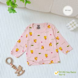[Loại Đẹp] SET 3-5 ÁO SƠ SINH DÀI TAY CHẤT PEPTIT MỀM MẠI THU ĐÔNG CHO BÉ TỪ 0-9 THÁNG 8