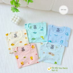 [Loại Đẹp] SET 3-5 ÁO SƠ SINH DÀI TAY CHẤT PEPTIT MỀM MẠI THU ĐÔNG CHO BÉ TỪ 0-9 THÁNG 4