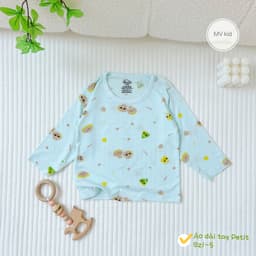 [Loại Đẹp] SET 3-5 ÁO SƠ SINH DÀI TAY CHẤT PEPTIT MỀM MẠI THU ĐÔNG CHO BÉ TỪ 0-9 THÁNG 6