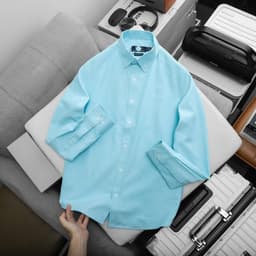 Áo sơ mi tay dài nam oxford pastel form suông bigsize 100kg - 3bros sơ mi công sở 2