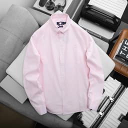 Áo sơ mi tay dài nam oxford pastel form suông bigsize 100kg - 3bros sơ mi công sở 6