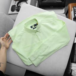 Áo sơ mi tay dài nam oxford pastel form suông bigsize 100kg - 3bros sơ mi công sở 7