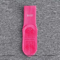 Tất Tập Yoga thể thao Pilates Doit Màu Trơn Sọc Silicon Chống Trơn Trượt Tất Thể Thao ( Tất màu) 7