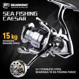 Máy Bearking CaeSar CS - Có Kháng Mặn -Tay quay Xoáy Ren-Tải 5-15KG Size 1000-3000-4000-5000-6000 2