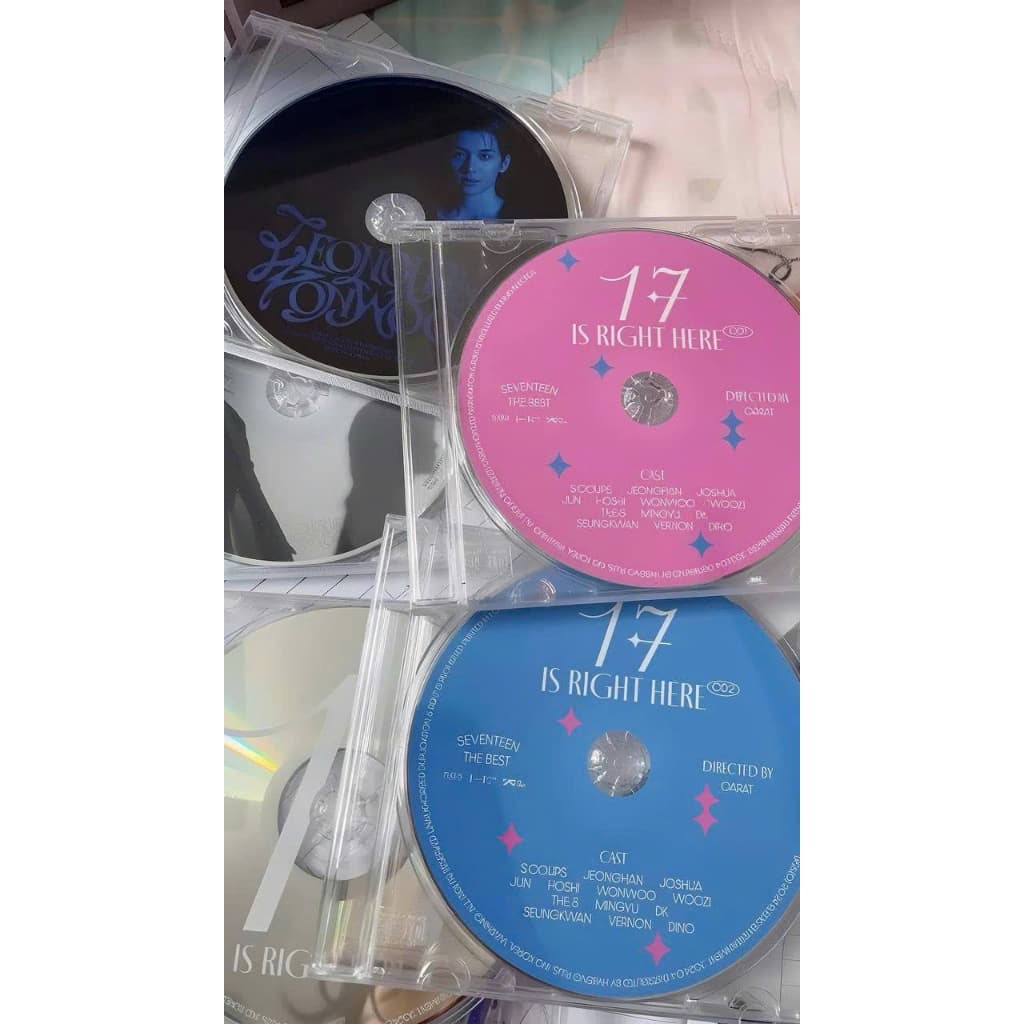 Vỏ Đĩa CD Trong Suốt Nhựa Cứng Bảo Vệ Album Kpop DVD Blu-ray