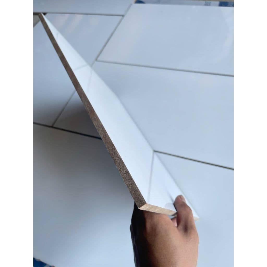 Ván MDF 12mm phủ trắng 2 mặt kích thước 25x35cm