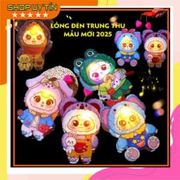 [Nhạc Việt] Đèn Lồng Đèn Trung Thu hai mảnh hình Baby Three Bé Ba dễ thương 1