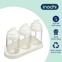 Bộ 2 - 3 Lọ Gia Vị Inochi Tritan Yoko | Sang Trọng, Tiện Lợi, An Toàn - Phong Cách Nhật Bản 1