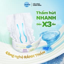 [Mua 3 gói_Chọn QUÀ trong giỏ] Tã dán thiên nhiên Molfix Jumbo đủ các size NB70/S54/M46/L46/XL44 cho Bé 8