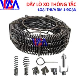 Dây lò xo thông tắc loại thưa đoạn 3m/đoạn đường kính 16mm 1