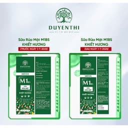 Sữa Rửa Mặt Bọt M1B5 Duyên Thị 180ML - CHO DA DẦU NHỜN, DỊU NHẸ, SẠCH SÂU - Cải tiến từ SRM Tạo Bọt Vitamin B5 5