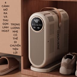 Máy Sấy Giày Dép Khử Mùi Đa Năng Edison Home 4 Cánh Tia UV Kháng Khuẩn Cao Cấp Làm Khô Nhanh 6