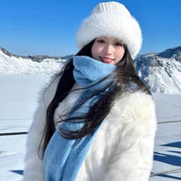 Khăn Quàng Cổ Mùa đông Nam Nữ Khăn Choàng cổ Khổ Lớn phong cách Hàn Quốc 2