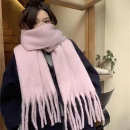 Khăn Quàng Cổ Mùa đông Nam Nữ Khăn Choàng cổ Khổ Lớn phong cách Hàn Quốc 3