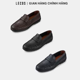 Giày Moccasin Nam LECOS LG50 Da Bò Thật Lót Thoáng Khí Khử Mùi Tốt 1