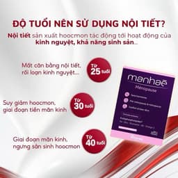 Manhaé Ménopause – giảm bốc hỏa, ngủ ngon, cân bằng nội tiết tự nhiên, an toàn 🌸 Hộp 30 Viên 2
